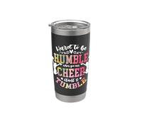 Difficile essere umili quando fai cheerleader Squad Cheerleading Bicchiere termico in acciaio inox doppia parete