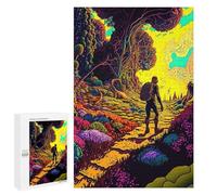 Difficile puzzle per adulti, 1000 pezzi Journey Through Vibrant Fantasy puzzle, giocattolo da parete, regalo di compleanno, regalo, 1000 pezzi