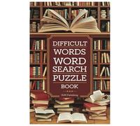 Difficult Words word search puzzle book