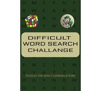 Difficult Words Word Search Puzzle Book: Word Search with Easy to Read Print about Vocabulary, Intelligence, Difficult words and more | 6x9 inches, ... Gift for Vacation , Holidays and Free Times