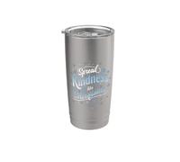 Diffondere gentilezza come fiocchi di neve Insegnante Inverno Snow Day Bicchiere termico in acciaio inox doppia parete