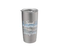 Diffondere gentilezza come fiocchi di neve Insegnante Snow Day Inverno Bicchiere termico in acciaio inox doppia parete