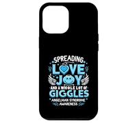 Diffondere la gioia dell"amore Un sacco di Giggles Sindrome di Angelman Custodia per iPhone 12 Pro Max
