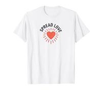 Diffondere L'Amore: Cuore ispiratore per la gentilezza Maglietta, Uomo, Bianco, 3XL