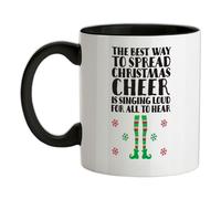Diffondere Natale Cheer,per Tutti A Ascoltare - Ceramica Mug - Divertente