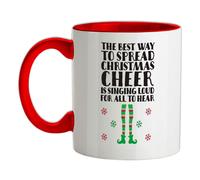 Diffondere Natale Cheer,per Tutti A Ascoltare - Ceramica Mug - Divertente