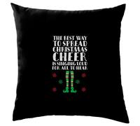 Diffondere Natale Cheer, per Tutti A Ascoltare - Cuscino - Divertente Festive