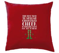 Diffondere Natale Cheer, per Tutti A Ascoltare - Cuscino - Divertente Festive