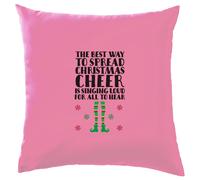 Diffondere Natale Cheer, per Tutti A Ascoltare - Cuscino - Divertente Festive