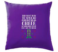 Diffondere Natale Cheer, per Tutti A Ascoltare - Cuscino - Divertente Festive
