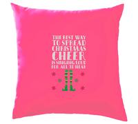 Diffondere Natale Cheer, per Tutti A Ascoltare - Cuscino - Divertente Festive