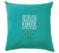 Diffondere Natale Cheer, per Tutti A Ascoltare - Cuscino - Divertente Festive