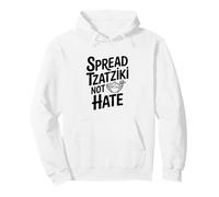 Diffondere Tzatziki Non Odio Divertente Foodie Umorismo Felpa con Cappuccio