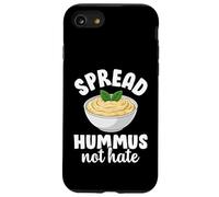 Diffondi l'hummus non odio divertenti amanti vegetariani a base vegetale Custodia per iPhone SE (2020) / 7/8