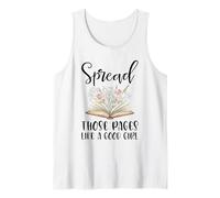 Diffondi Quelle Pagine Come Una Brava Ragazza Topo di Biblioteca Amante dei Libri Canotta