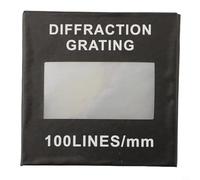 Diffrazione della trasmissione che staglia 50/100/300/600 linee per millimetro per millimetro per il materiale ottico 50X50mm dell'ABS di lunghezza d'onda di esperimenti 200-2000nm dello