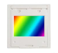 Diffrazione della trasmissione che stridono 80/300/600/1000/1200/1600 linee per millimetro per gli esperimenti di insegnamento ottico dello spettrofotometro, struttura di 50x50mm con 38x36mm