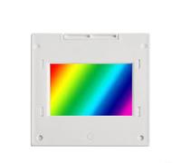 Diffrazione della trasmissione che stridono 80/300/600/1000/1200/1600 linee per millimetro - strato reticolo ottico dell'ANIMALE DOMESTICO spesso di 2mm per il tè dello spettrofotometro (1600lines/mm)