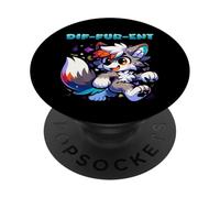 DifFurEnt I Cute Cosplay Paw I Wolf Furry Fandom PopSockets PopGrip Adesivo