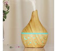 Diffusore 300 ML Olio Essenziale Aromaterapia con 7 Colori LED Night Air Mist Maker per Casa Ufficio Desktop Ricarica USB Basso Rumore