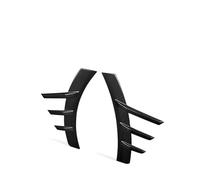 Diffusore 4 Pezzi MP Style Side Spats Canard Anteriore/paraurti Posteriore Lato Parafango Copertura Tuning Per BMW Per M2 G87 Base Coupe 2023-2025 Spoiler Auto(Aspetto in fibra di carbonio)