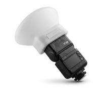 Diffusore a cupola in gel di silice per flash Godox IT32 | Softbox in silicone morbido palla rigida rettangolare testa, ammorbidisce la luce dura del flash per ritratti belli e