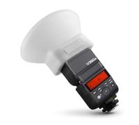 Diffusore a cupola in gel di silice per flash Godox TT350 V350 | Softbox in silicone morbido palla rigida rettangolare testa, ammorbidisce la luce dura del flash per ritratti belli e