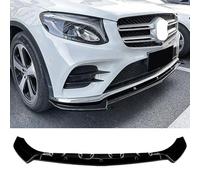 Diffusore a Labbro Paraurti Anteriore per Mercedes Benz GLC Klasse X253 C253 2016-2019 AMG,Auto Spoiler Splitter diffusore Flap Sport paraurti Parti Esterne,Normal-Glossy Black