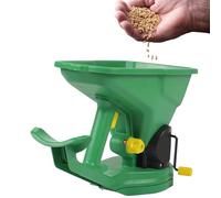 Diffusore a manovella - Contenitore tramoggia leggero da 1,5 litri, strumento portatile di distribuzione dei semi per un uso efficiente del giardino | Distributore manuale regolabile per donne