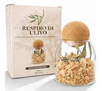 Diffusore Ambiente Respiro Di Ulivo con Foglie e Trucioli Utilizza con Oli Essenziali Purificazione Negatività e Relax Casa, Profumatore Per Ambienti Naturale e Sostenibile Idea Regalo Casa