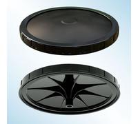 DIFFUSORE ARIA A MEMBRANA IN EPDM BOLLE FINI MOD. DISC350-D. 12"/350mm-ATT. 3/4"