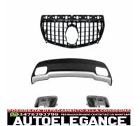 diffusore aria con terminali di scarico e griglia gt-r panamericana tutto nero p
