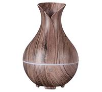 SIXTOL Bloom Aroma Difuzer 200 ml, umidificatore ad ultrasuoni, per umidificare e profumare la casa, la camera da letto, l'ufficio, l'aromaterapia, per oli essenziali (legno grigio)