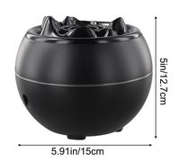 Diffusore Aromaterapia Effetto Fiamma 360ml Umidificatore con Impostazioni Color [EEK: A+]