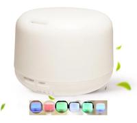 Diffusore Aromi 300ml 500ml 7 LED Colori Umidificatore Profumatore Ambiente 4in1
