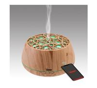 Bimar Diffusore di Aromi Cromoterapia con Luci e Cassa Acustica Wi-Fi Capacit 400 ml colore Legno Chiaro - DA26