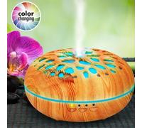 Diffusore Aromi Usb Led 5 Colori Aromaterapia Olio Profumato Effetto Legno