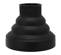 Diffusore Asciugacapelli Capelli Ricci, Attacco Diffusore in Silicone Diffusore Asciugacapelli Pieghevole Universale Portatile Da Viaggio Pieghevole Asciugacapelli Diffusore Diffusore(Nero)