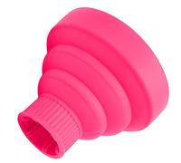 Diffusore Asciugacapelli Capelli Ricci, Attacco Diffusore in Silicone Diffusore Asciugacapelli Pieghevole Universale Portatile Viaggio Pieghevole Asciugacapelli Diffusore Diffusore(Rosa)