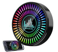 Diffusore Auto - Deodorante Per Auto Con LED, Dispositivo Di Smaltimento Deodorante Di Tipo C DC5V1A, Deodorante Automobile A Controllo Sonoro 100-10.000 Hz | Distributore Di Aromi Portatile