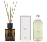 Diffusore bastoncini 500ml Decor con ricarica 1000ml - Profumatore ambiente elegante - Culti Milano - Durata 6 mesi copertura 30 mq - Design raffinato e fragranza di pregio (Aqqua)