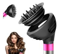 Diffusore Capelli Ricci e Lisci, Wave+Curl per Dyson Airwrap HS01 HS05 HS08, Conversione in Asciugacapelli Professionale, Diffusore Universale per Styling Onde Voluminose e Ricci Definiti a Casa