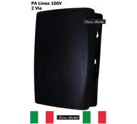 Diffusore Cassa Acustica Altoparlante PA 100V 20W con Staffa da Muro/Parete