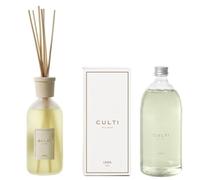 Diffusore Culti Milano Stile 500 ml con ricarica per diffusore da 1000ml | CULTI MILANO | Durata 6 mesi | Metratura 30 mq | (Linfa)