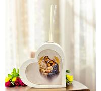DIFFUSORE CUORE SACRA BOMBONIERE COMUNIONE CRESIMA PROFUMATORI
