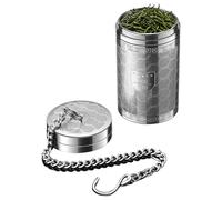 diffusore da tè in acciaio - diffusore di foglie di tè | Filtro Infusore per è Freddo, Diffusori di in acciaio inossidabile a maglia fine per sfuso | Colino da con gancio a catena estesa, po