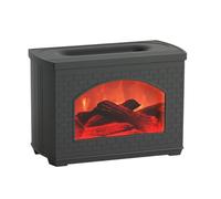 Diffusore d'aria a fiamma umidificatore - 270 ml USB simulazione fiamma diffusore, olio ultrasonico per camera da per aumentare l'umidità interna per la casa e la stanza