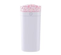 Diffusore d'aria con effetto fiamma, umidificatore da tavolo vulcanico ricaricabile, strumento multifunzione silenzioso per umidità in camera da e inverno