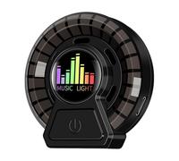 Diffusore D'aria Per Auto Con Luce - Clip Di Ventilazione LED RGB Con Ritmo Intelligente, Atmosfera Di Sincronizzazione Musicale Attivata Dal Suono, Aromaterapia A Prova Di Perdite, Luminosità