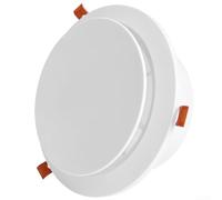 Diffusore d'aria rotondo realizzato in ABS con clip di bloccaggio e rete rimovibile per una vestibilità sicura in asciugatrice bagno o condotti di ventilazione della cucina (100 mm 115 mm)